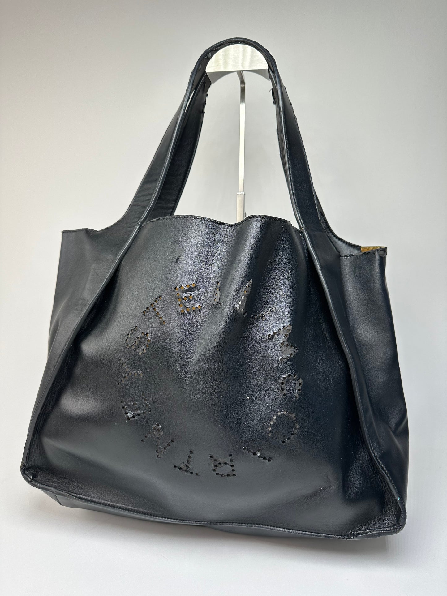 Vintage Stella McCartney Tote Bag Vegan Leather Black