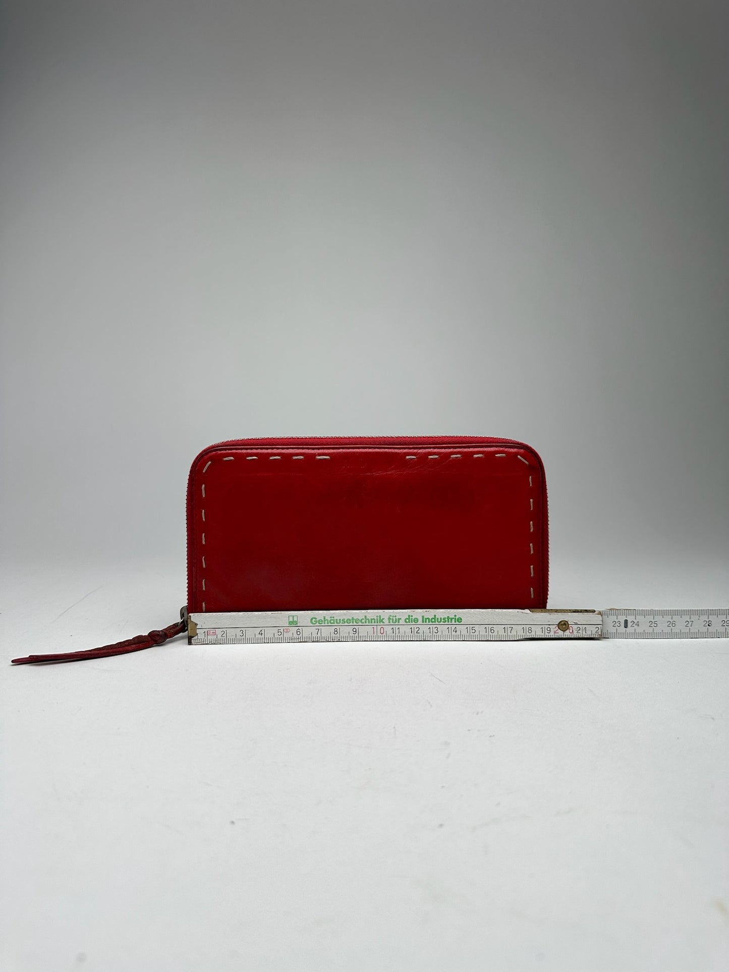 Vintage Miu Miu Leather Wallet red
