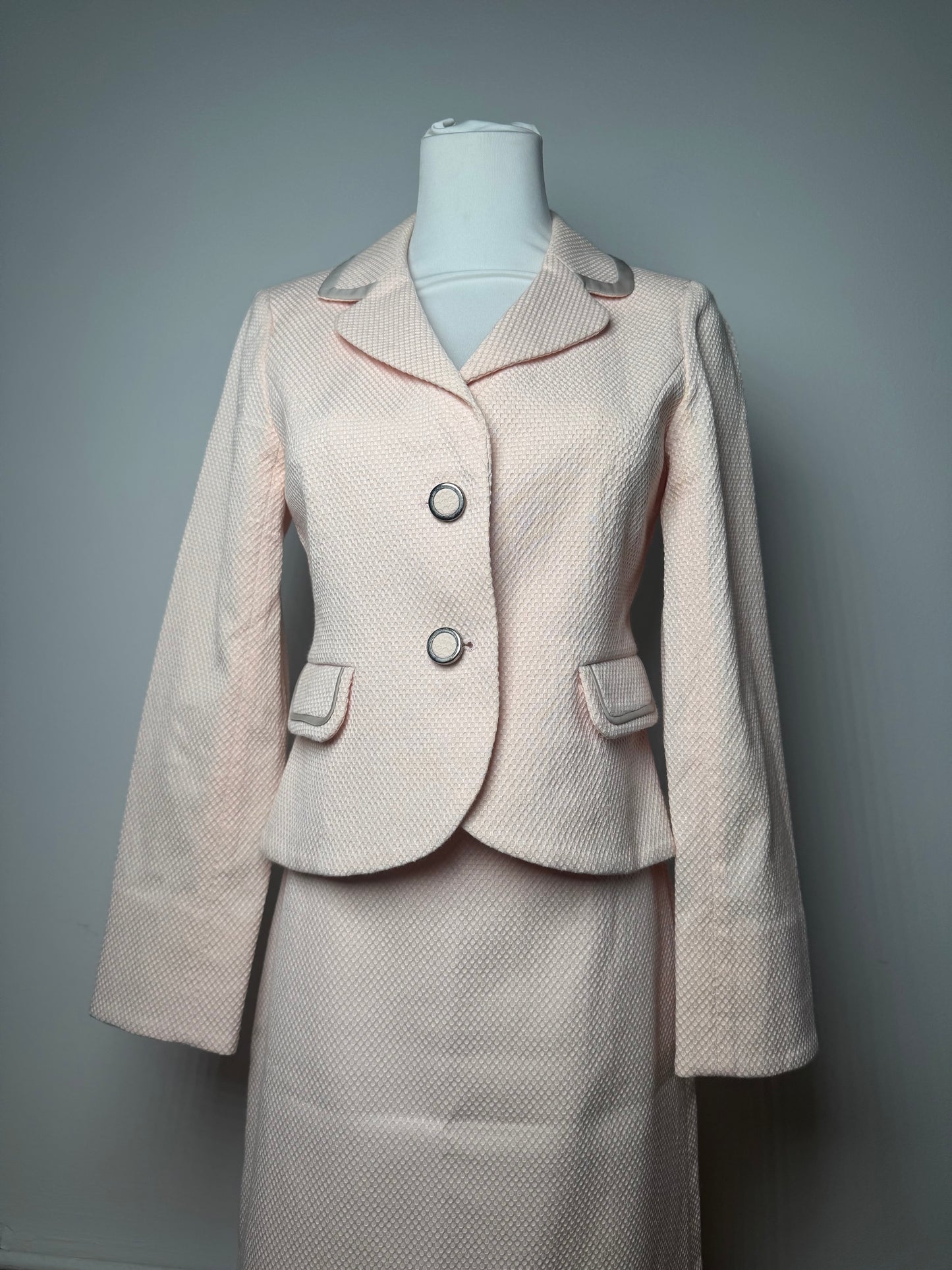 Ensemble Twin Set Vintage Courreges Rose