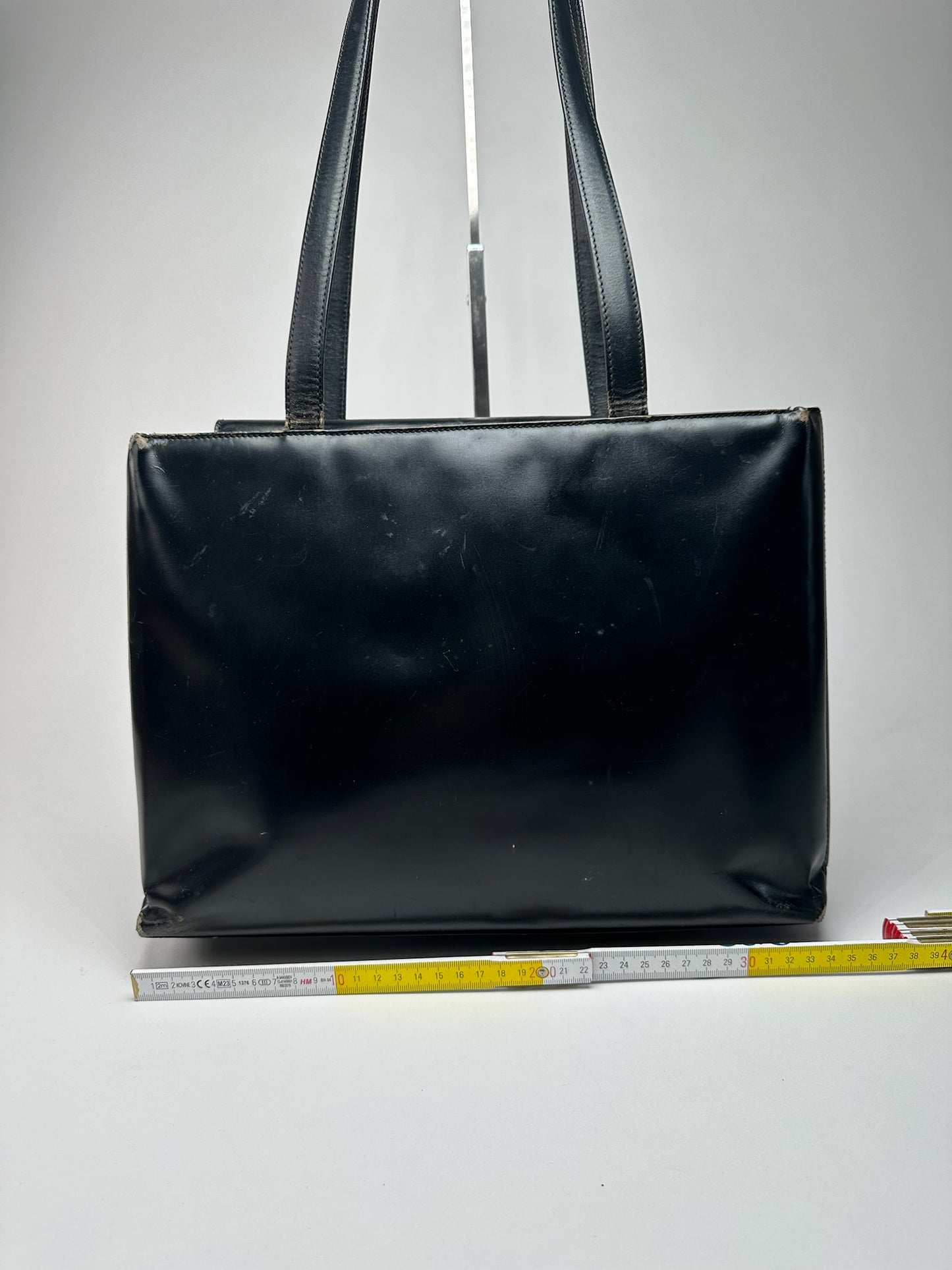 Vintage Loewe Madrid Leather bag black