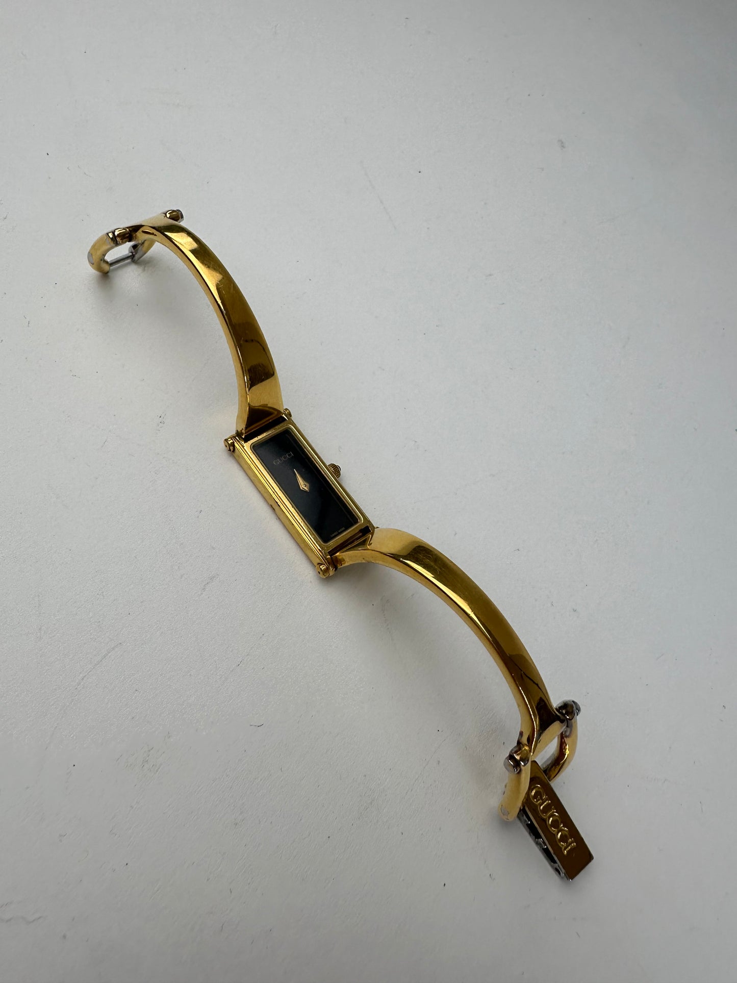 Vintage Gucci Gold-Tone Bangle Ladies Watch Model 1500