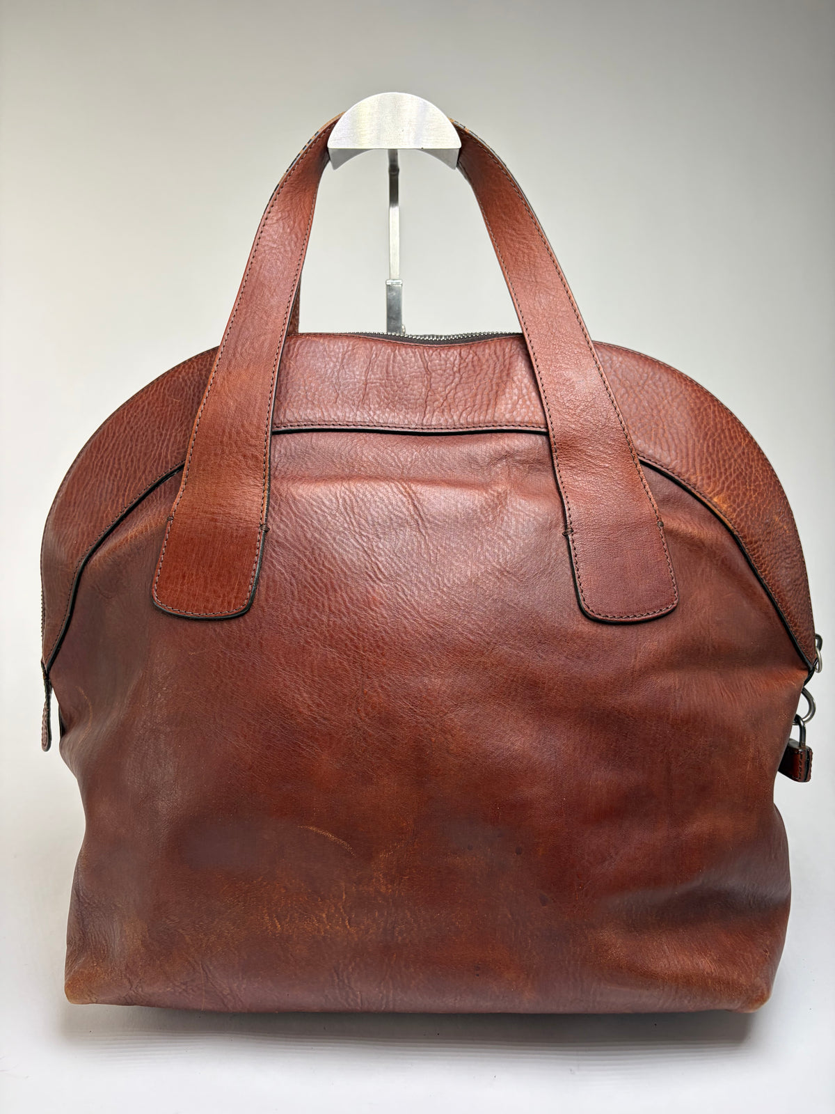 Vintage Marni Structured Top-Handle Bag Brown Gold