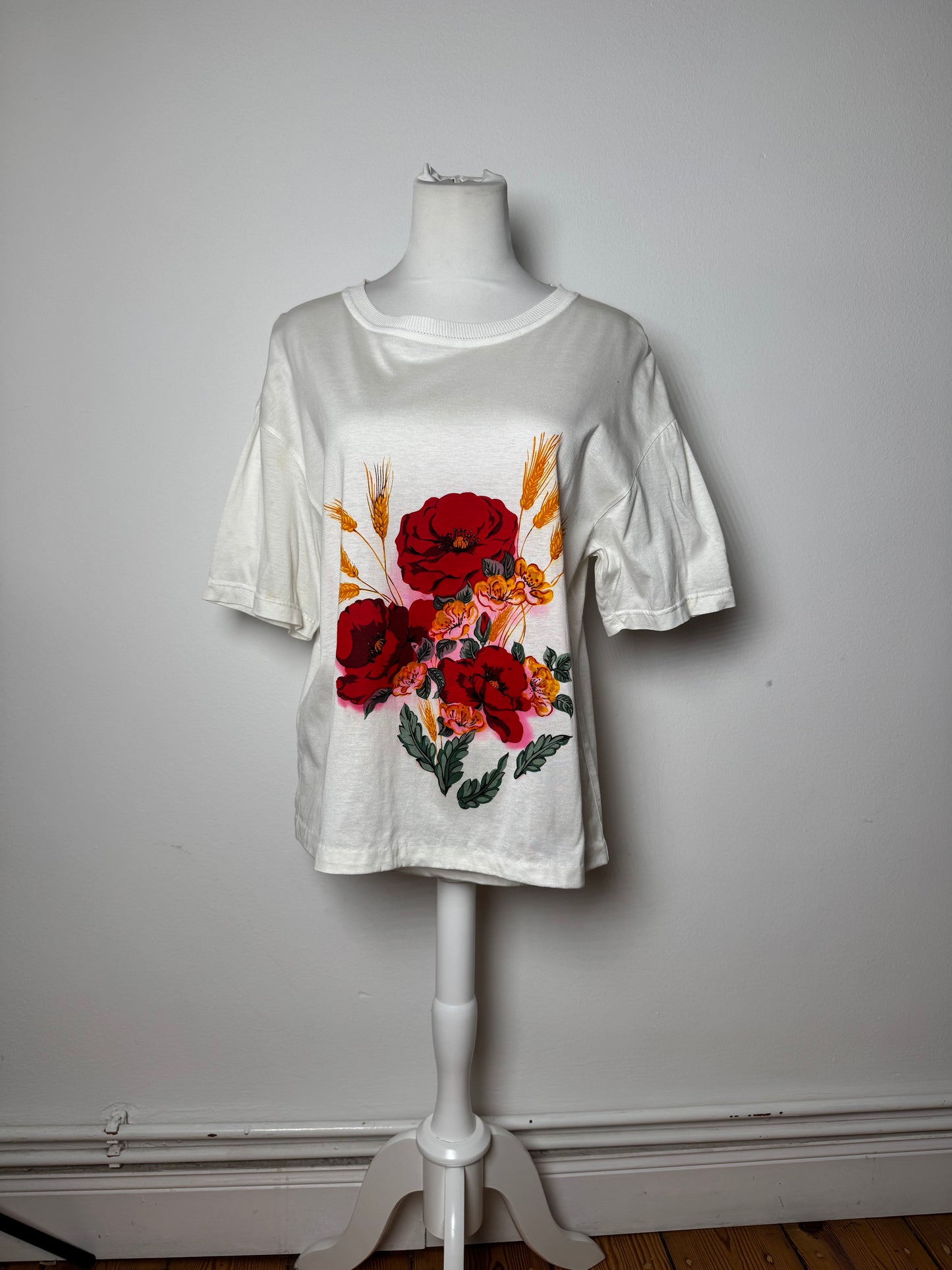 Vintage Dior Floral Women’s T-Shirt L