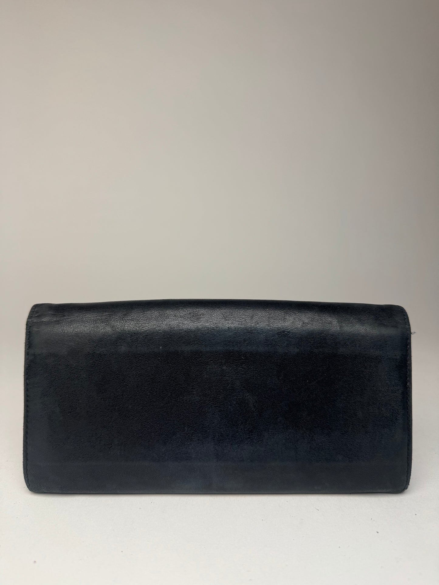 Vintage Miu Miu Leather Wallet Black