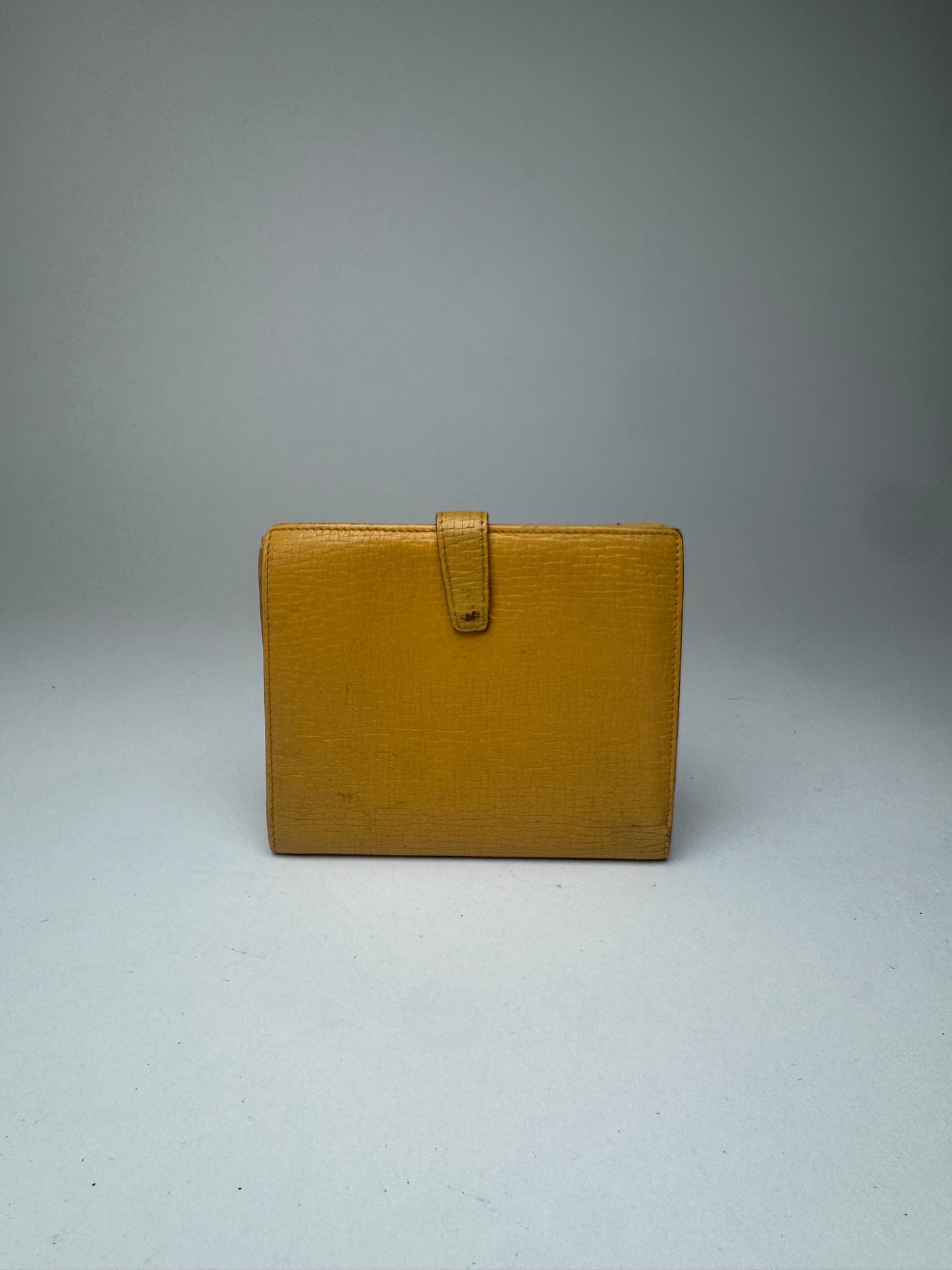 Vintage Loewe Leather wallet yellow