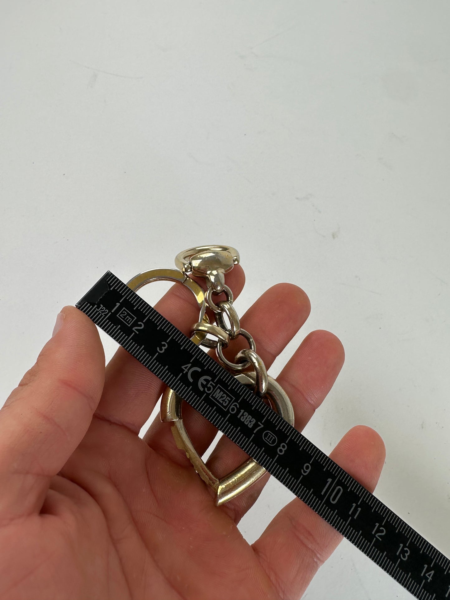 Vintage Gucci Gold-Tone Heart Bag Charm