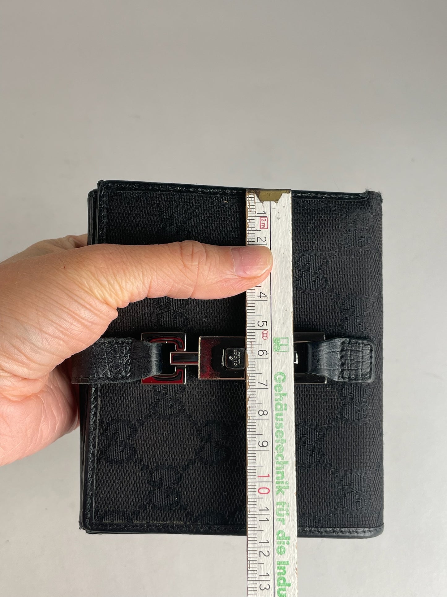 Vintage Gucci Jackie Monogram Wallet Black