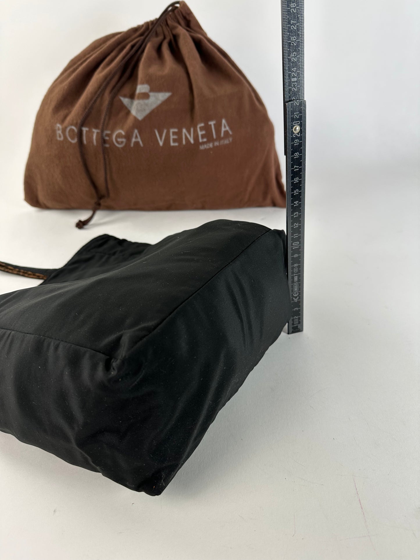 Vintage Bottega Veneta Reversible Nylon Tote Bag Leopard