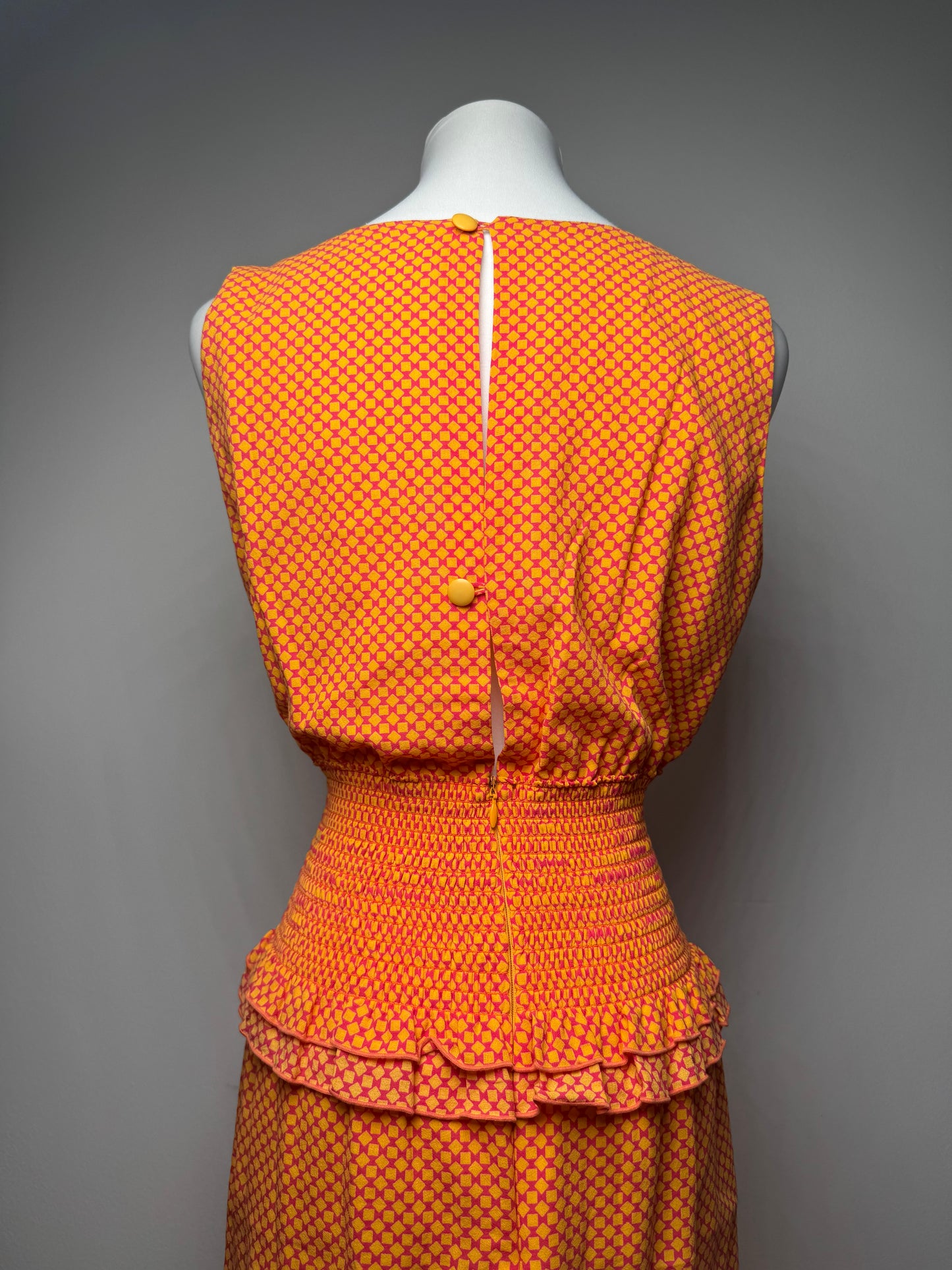 Vintage Givenchy Dress Orange M