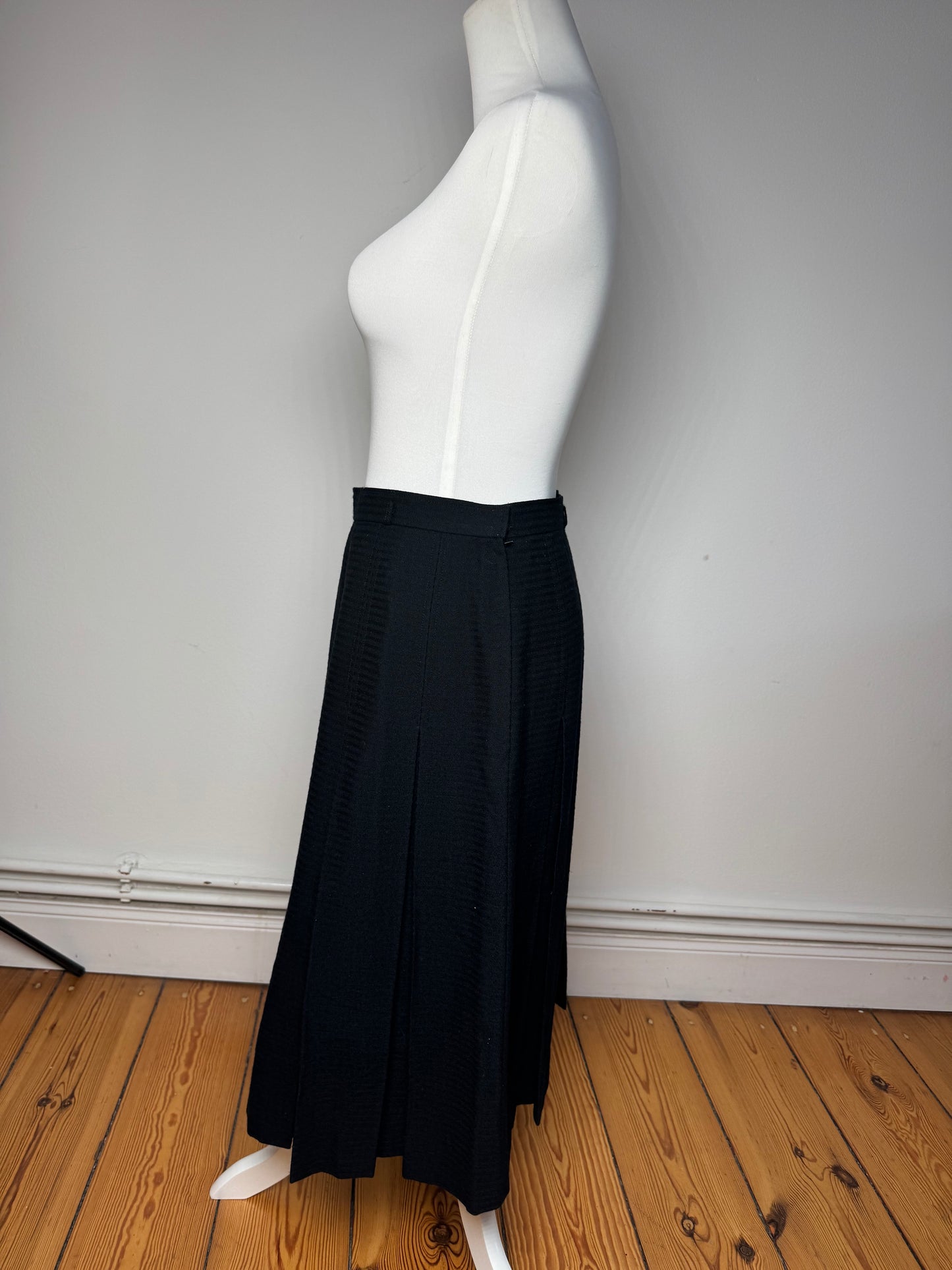 Vintage Dior Wool Skirt Black M