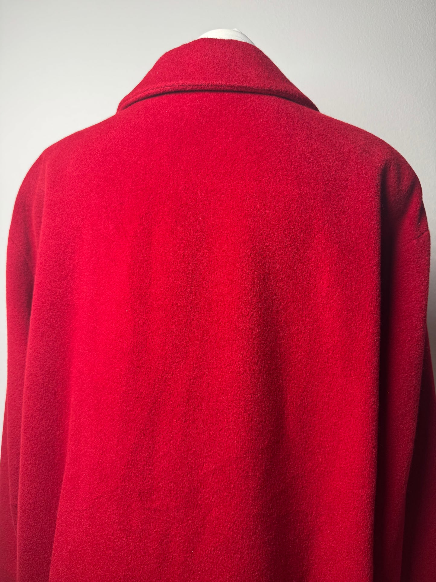 Vintage Balenciaga Wool Coat M red