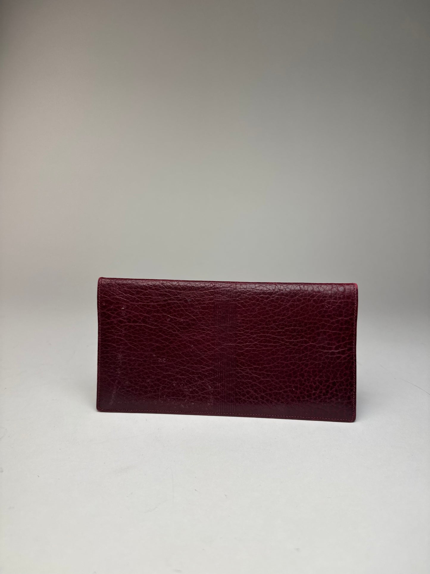 Vintage Givenchy Leather Card / ID Holder Purple