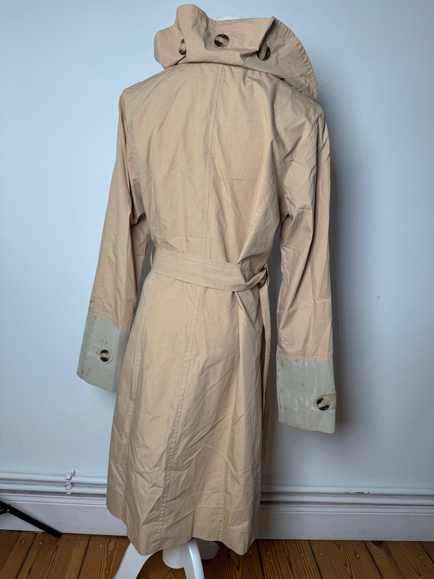 Vintage Chloe Cotton Trenchcoat Beige Brown XS