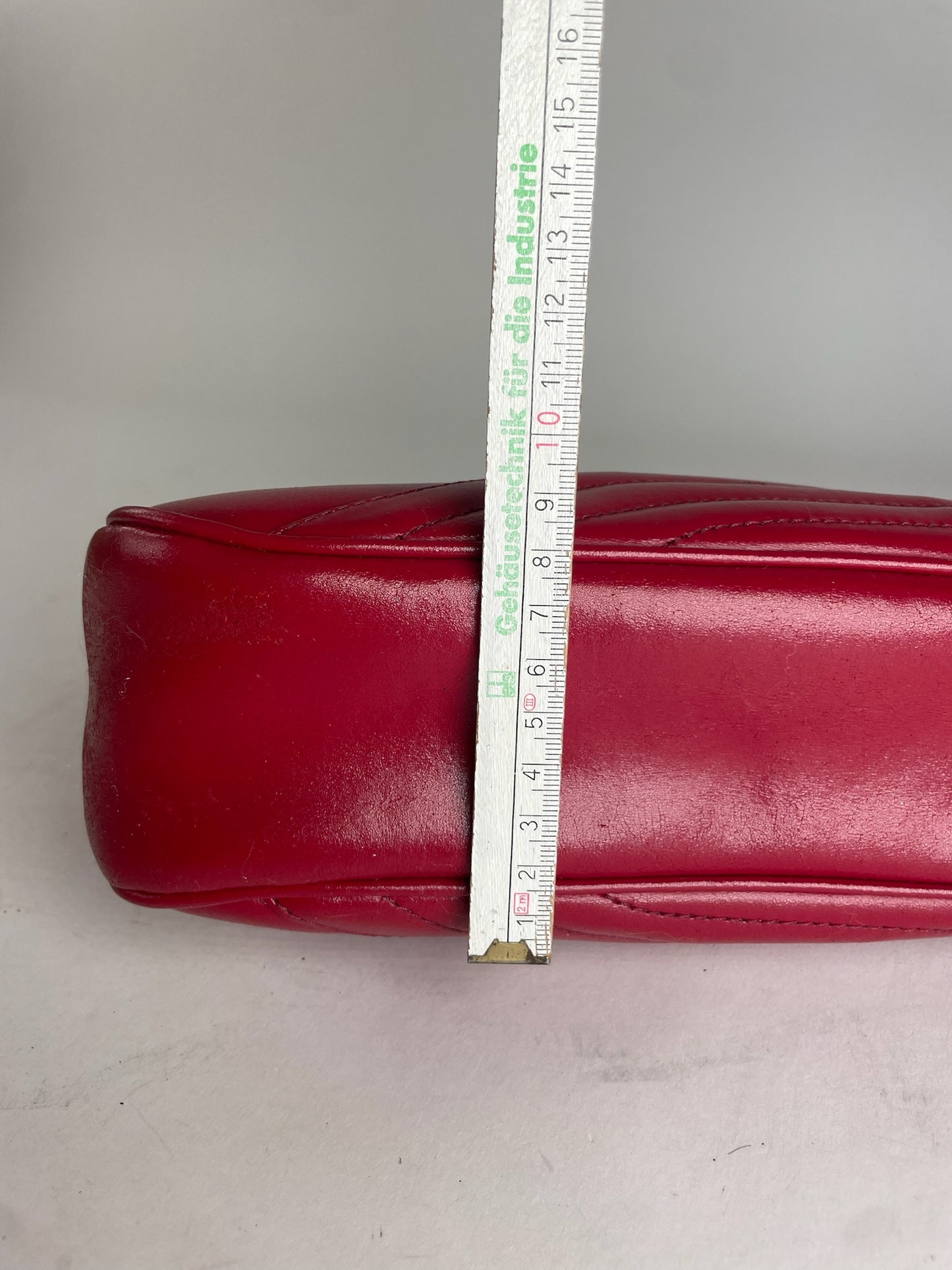 Vintage Etro Leather Bag Red