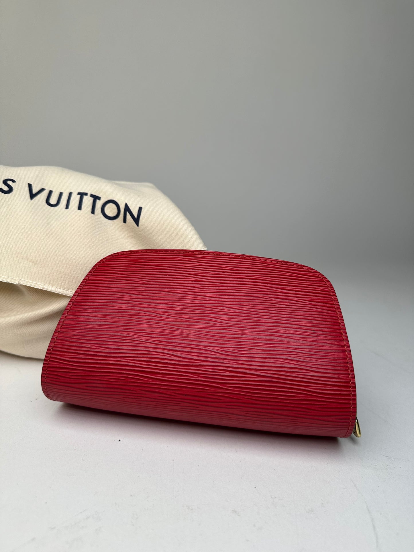 Louis Vuitton Pochette Cosmétique PM Epi Leather Red Coquelicot