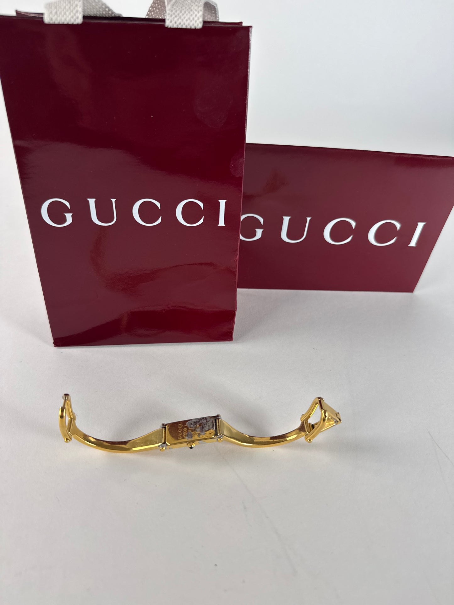 Vintage Gucci Gold Plated Horsebit Watch