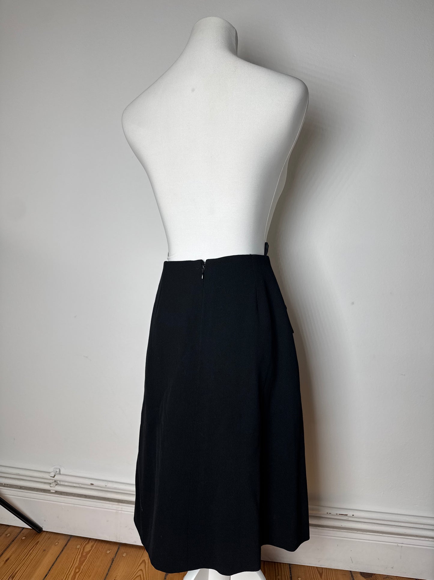 Vintage Celine Paris Skirt Black M
