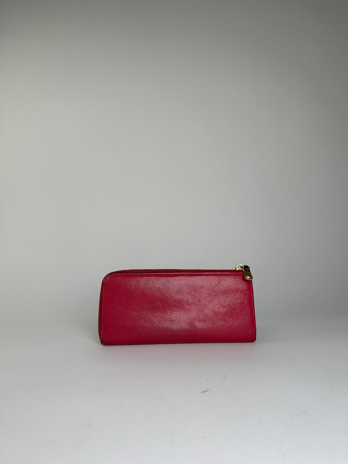 Vintage Miu Miu Smooth Wallet Pink
