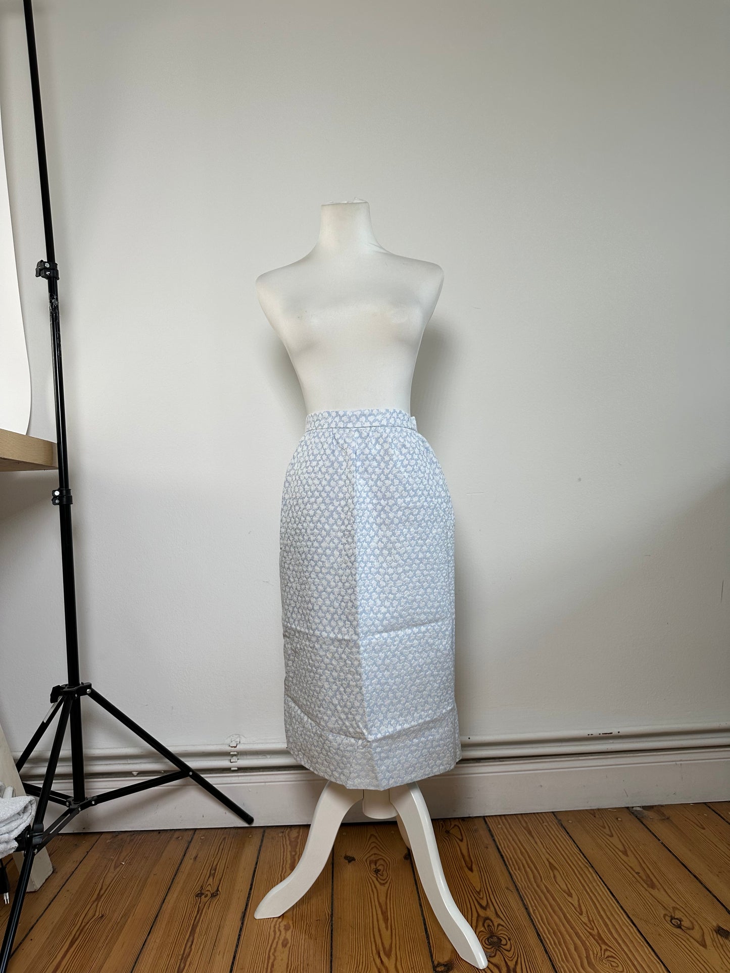 Vintage Givenchy Silk Skirt Light