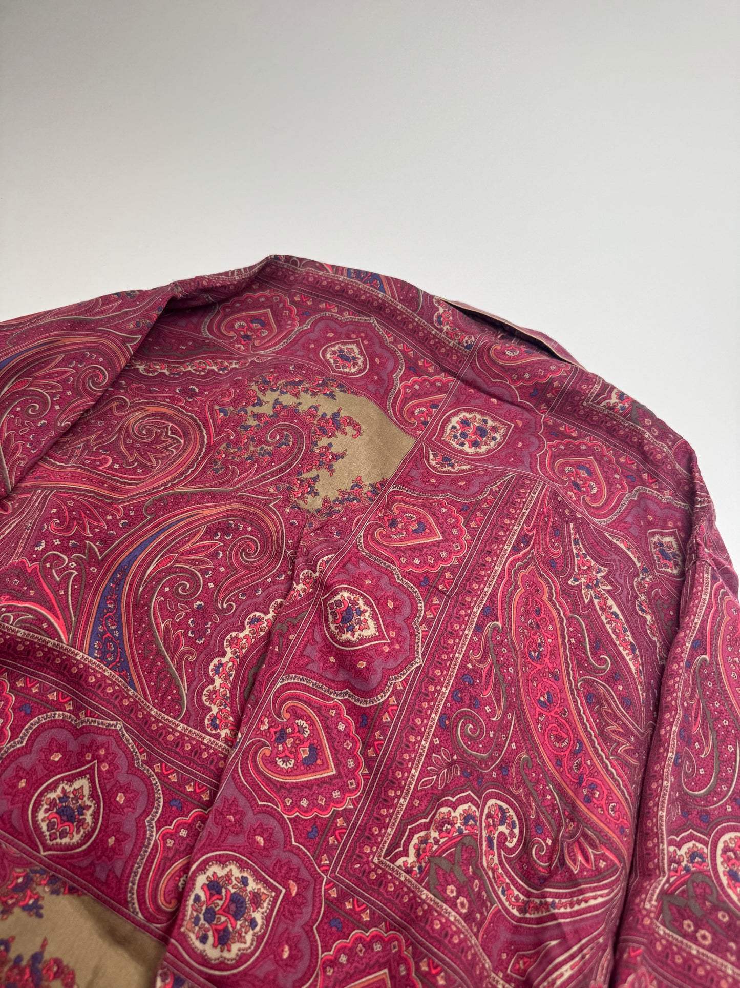 Vintage Etro Paisley Monogram Twin Set Purple L