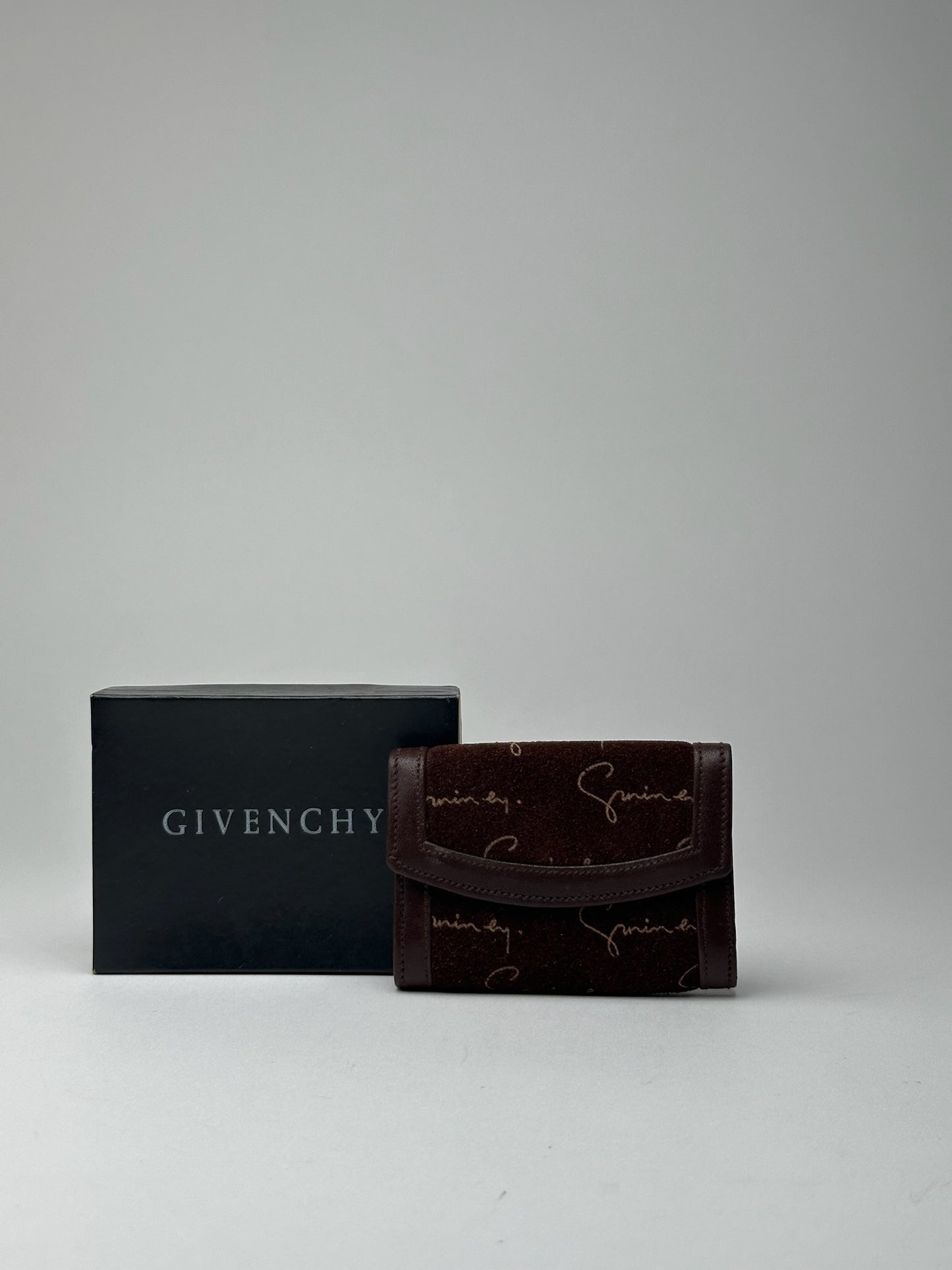 Vintage Givenchy Leather Key Holder Brown