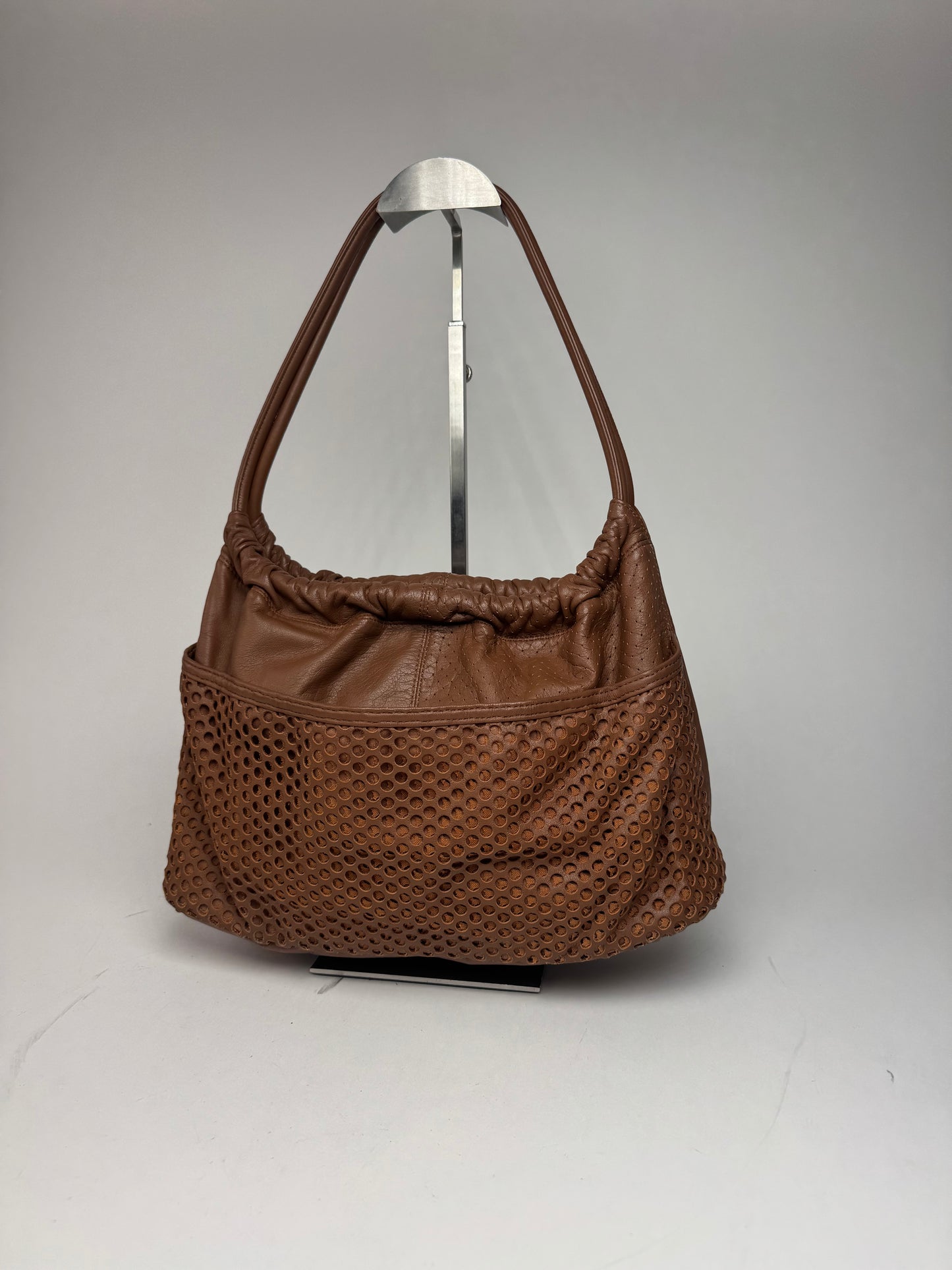 Vintage Issey Miyake Leather Bag brown