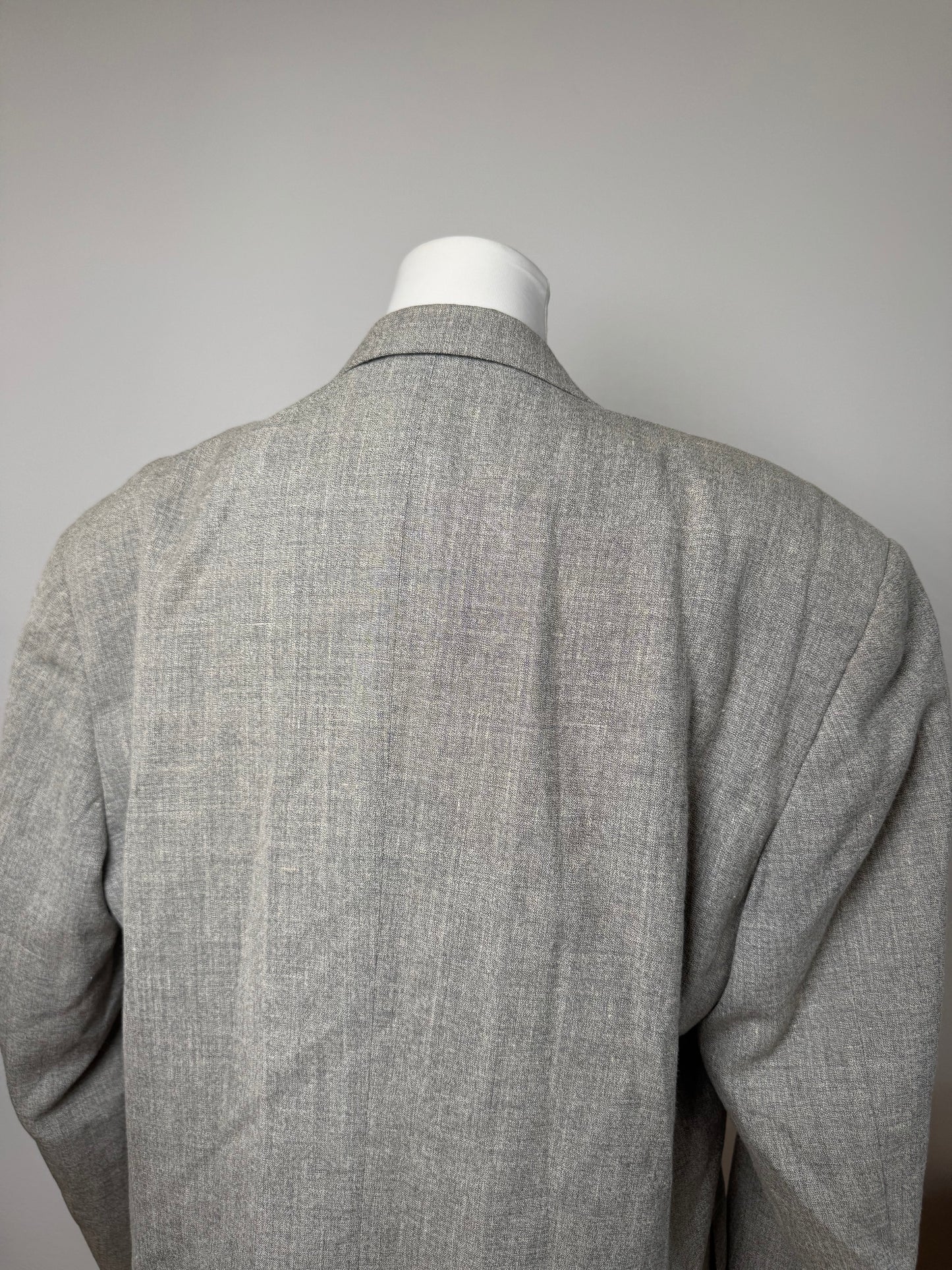 Vintage Dior wool blazer L grey