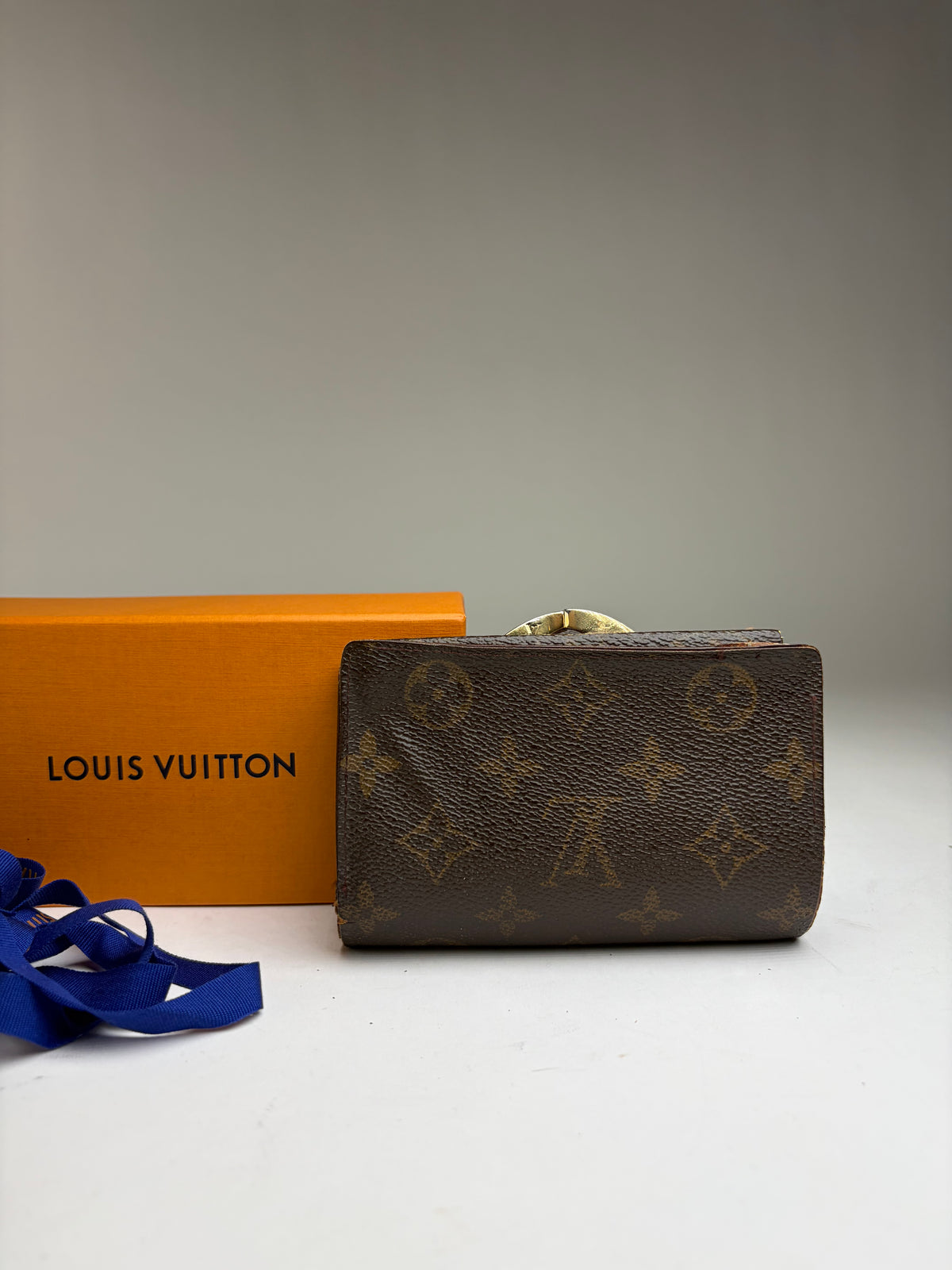 Vintage Louis Vuitton Monogram Canvas Bifold Wallet 2012 Brown