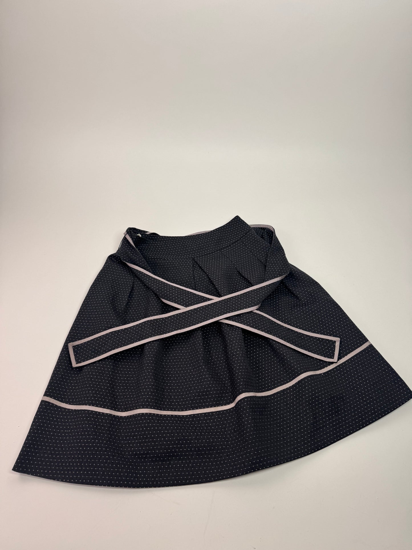 Vintage Courreges Skirt Black White 36/S
