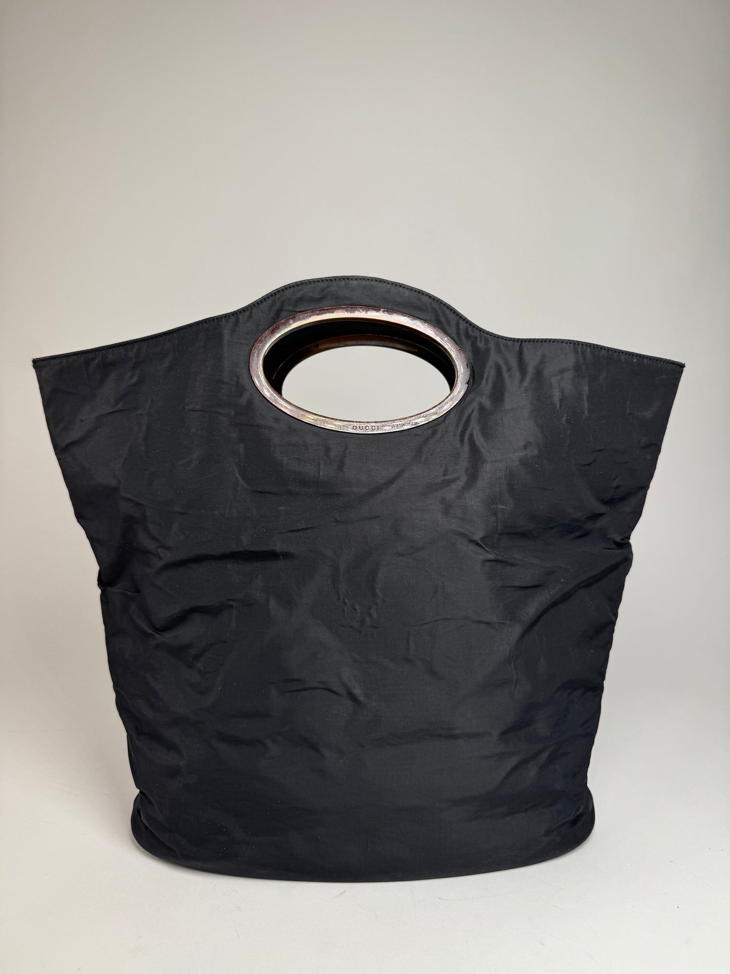 Vintage Gucci Navy Bucket Bag