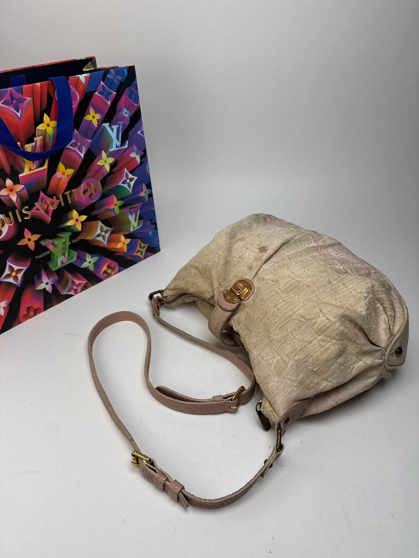 Sac Baggey Louis Vuitton vintage rose