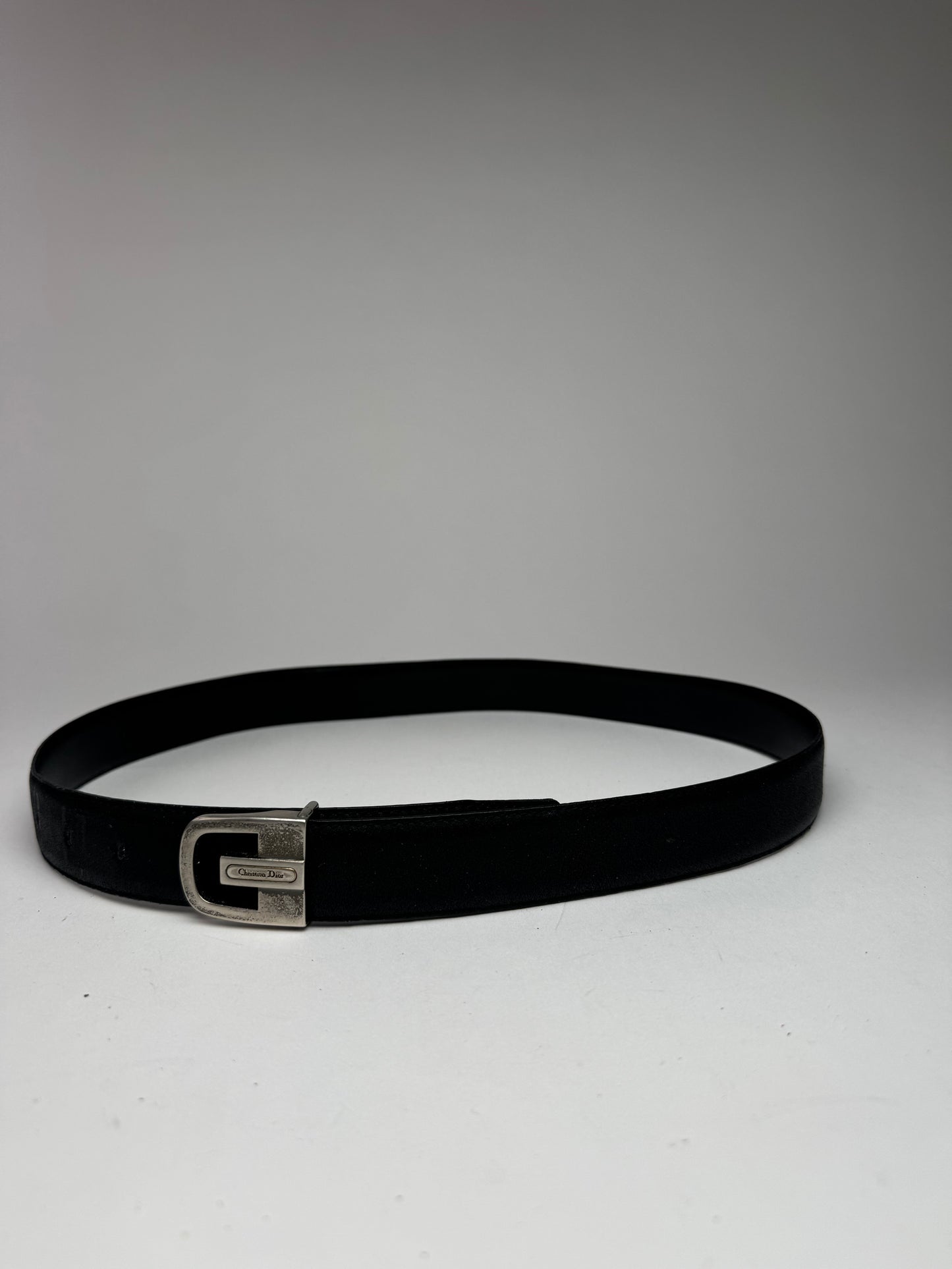 Vintage Dior Leather belt Black