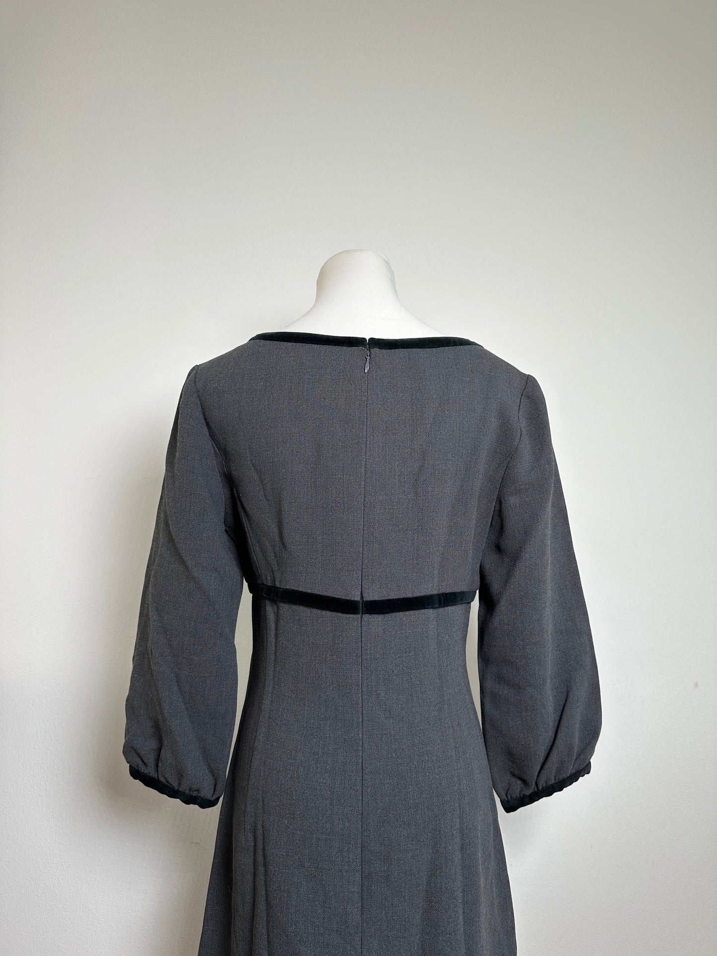 Vintage Balenciaga Mixed Dress Gray