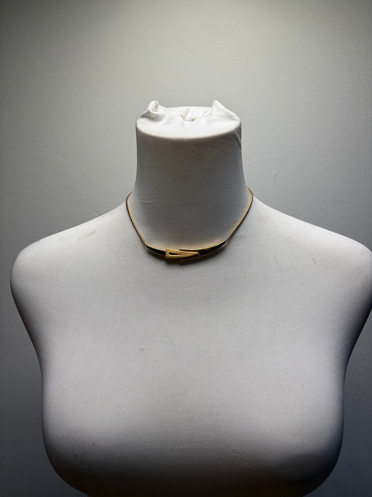 Vintage Givenchy Gold-Tone Collar Necklace c. Late 1970s–Early 1980s