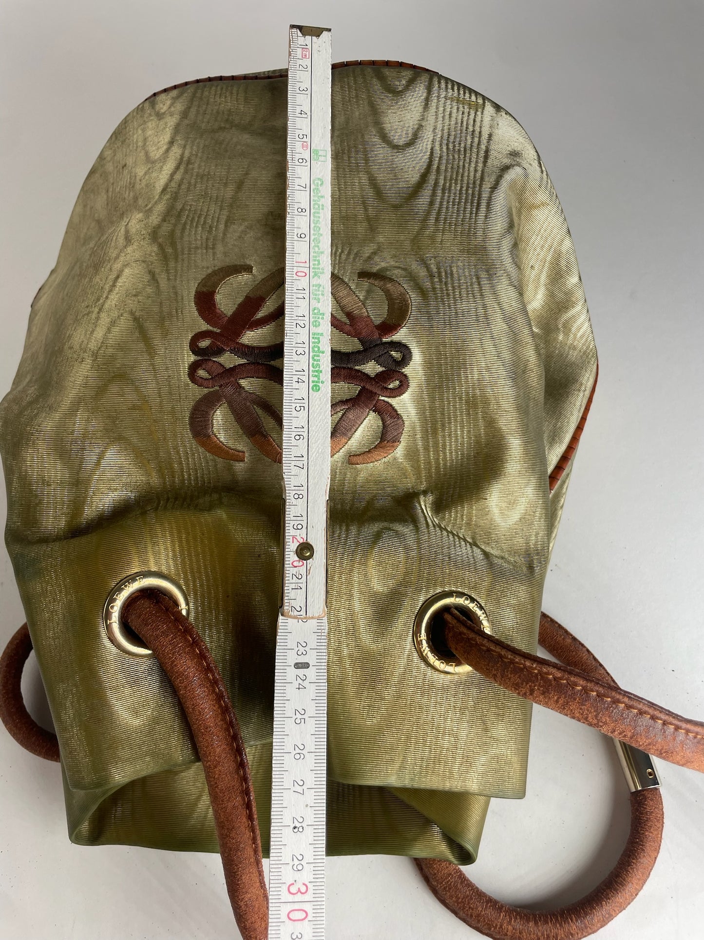 Vintage Loewe Madrid Leather Bag Abstract