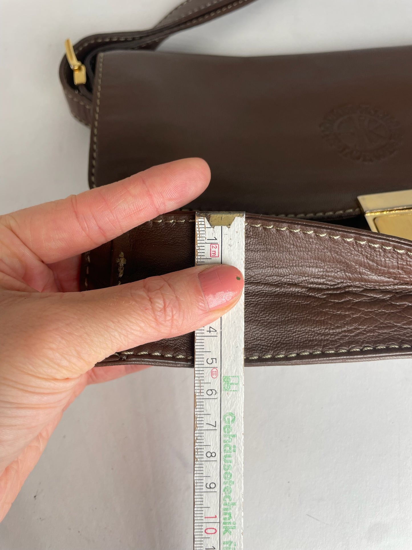 Vintage Loewe Madrid Leather Clutch Brown