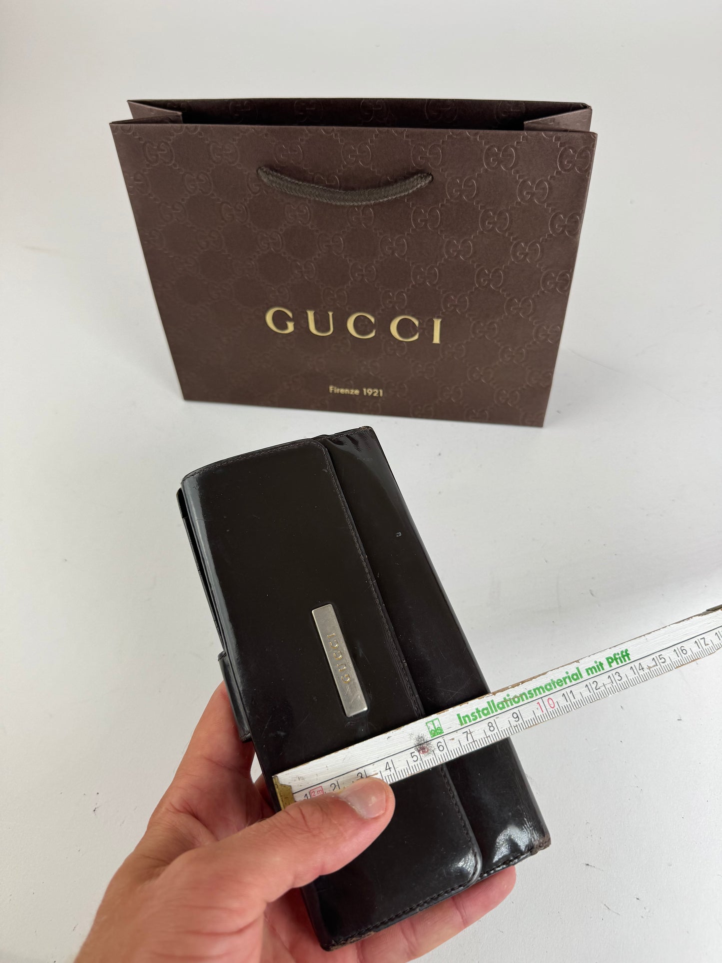 Vintage Gucci Patent Leather wallet black