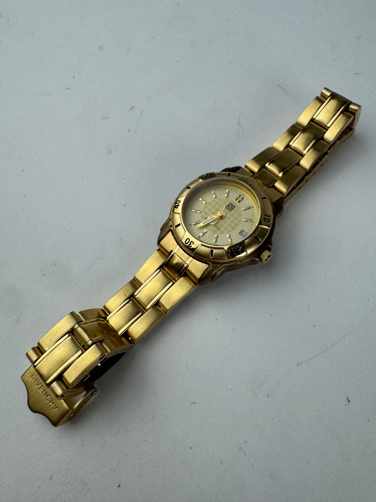 Vintage Quartz Givenchy Gold Plated Watch