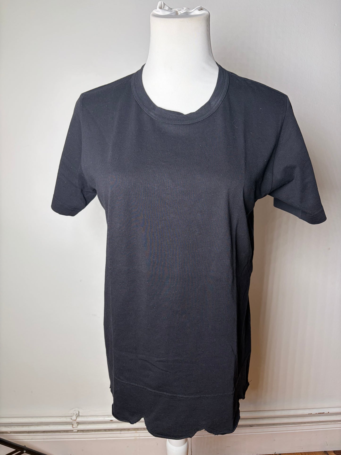 Vintage Comme Des Garcons Cotton T-shirt Black approx. S