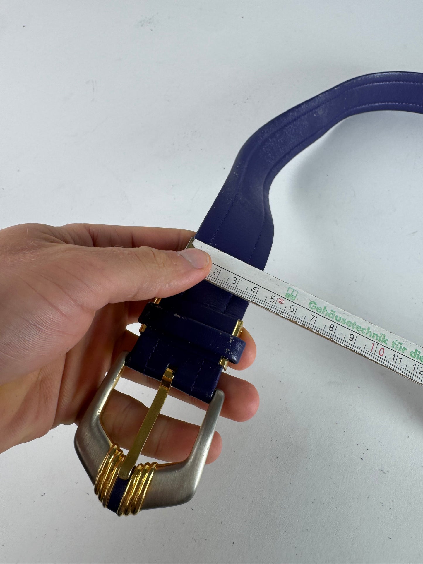 Vintage Dior leather Belt Purple