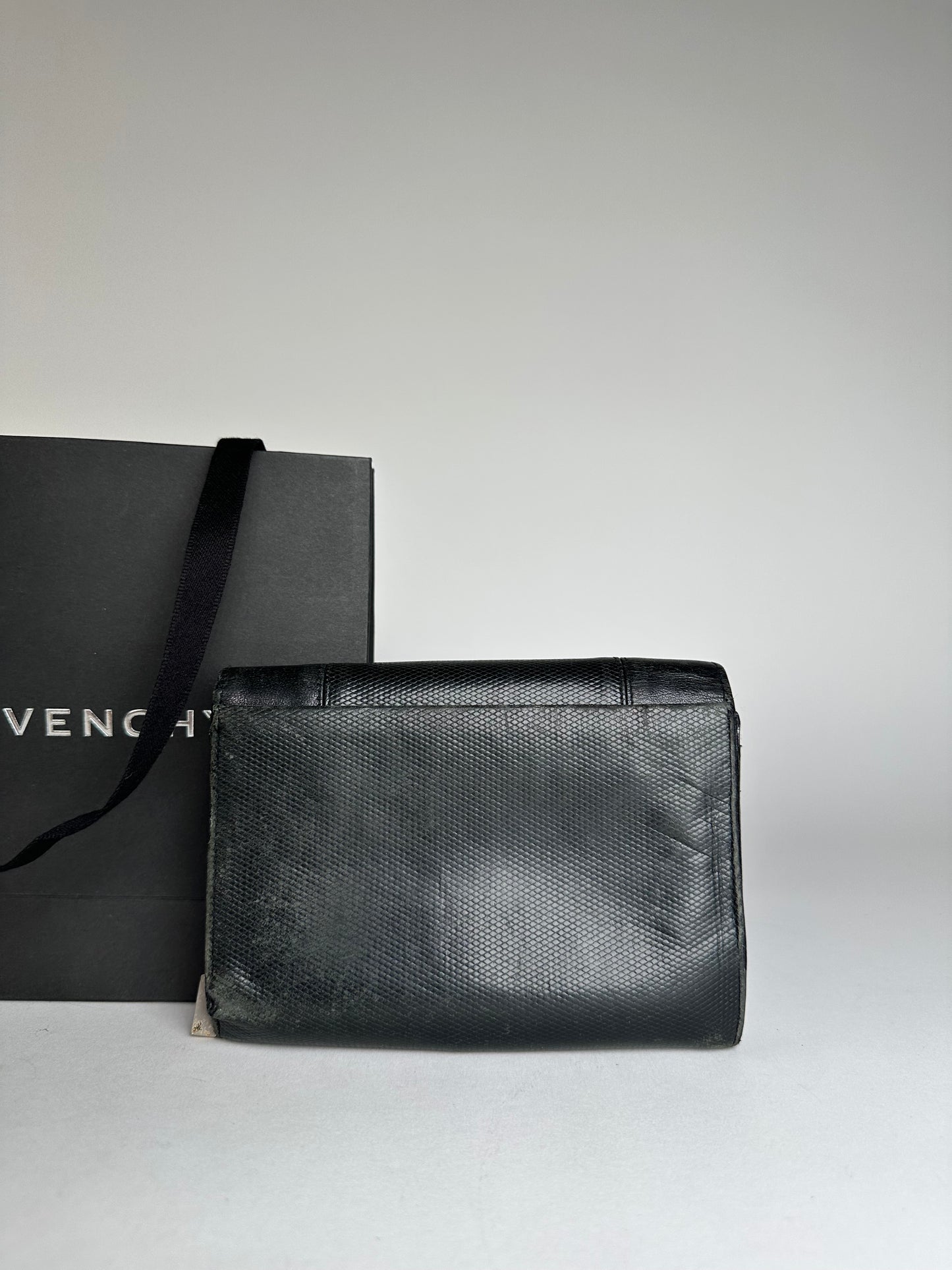 Vintage Givenchy Leather Wallet Black