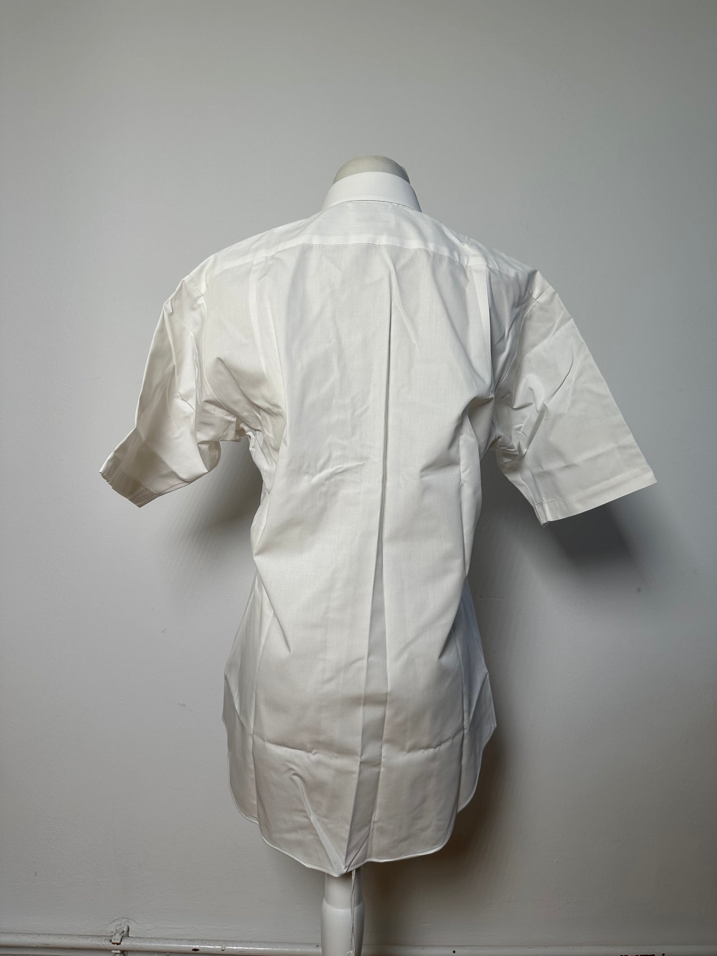 Vintage Courreges Cotton Blend Shirt White L