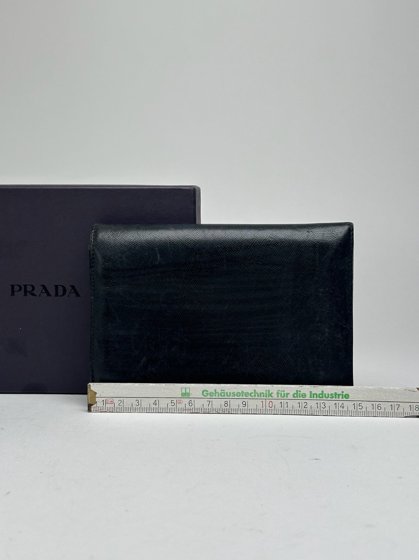 Vintage Prada Leather Wallet Black