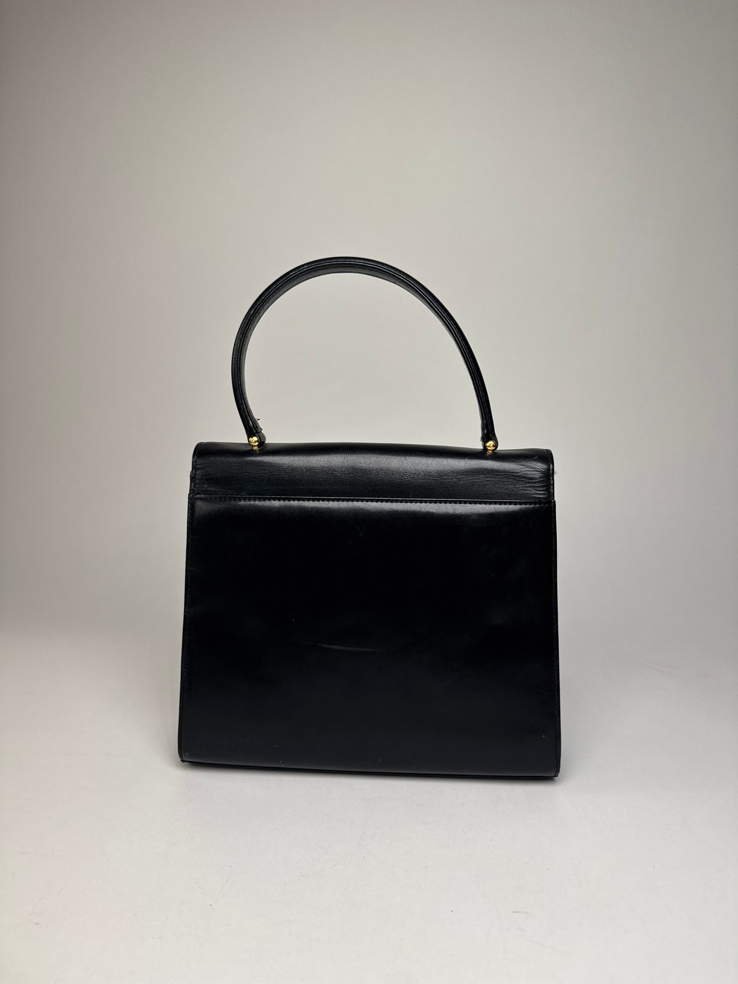 Vintage Givenchy Leather Handbag Black