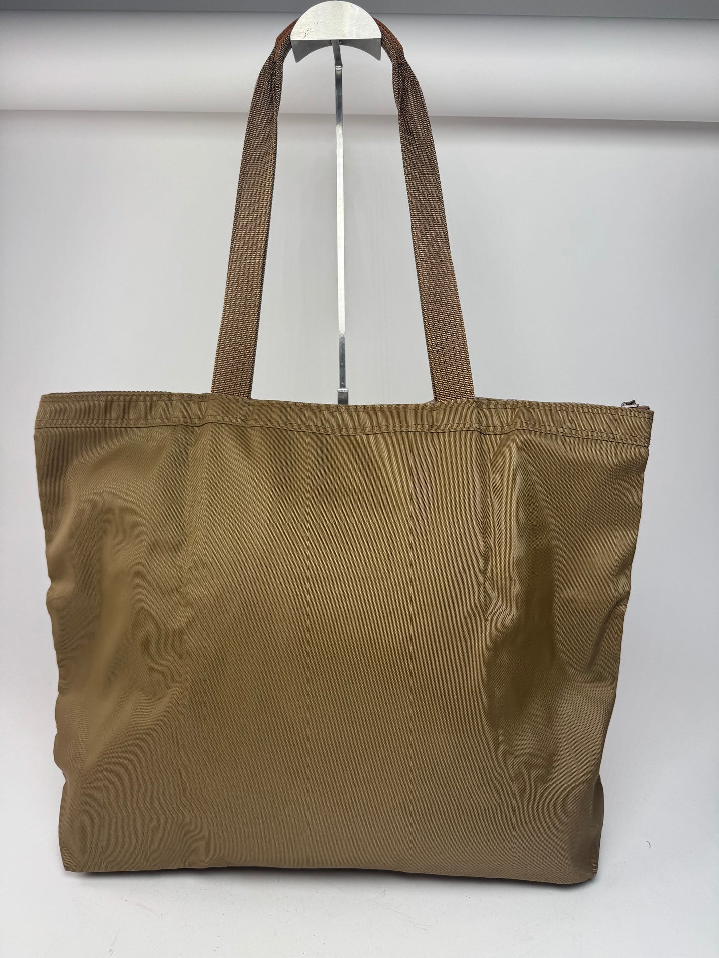 Vintage Courreges Khaki Polyester Tote Bag