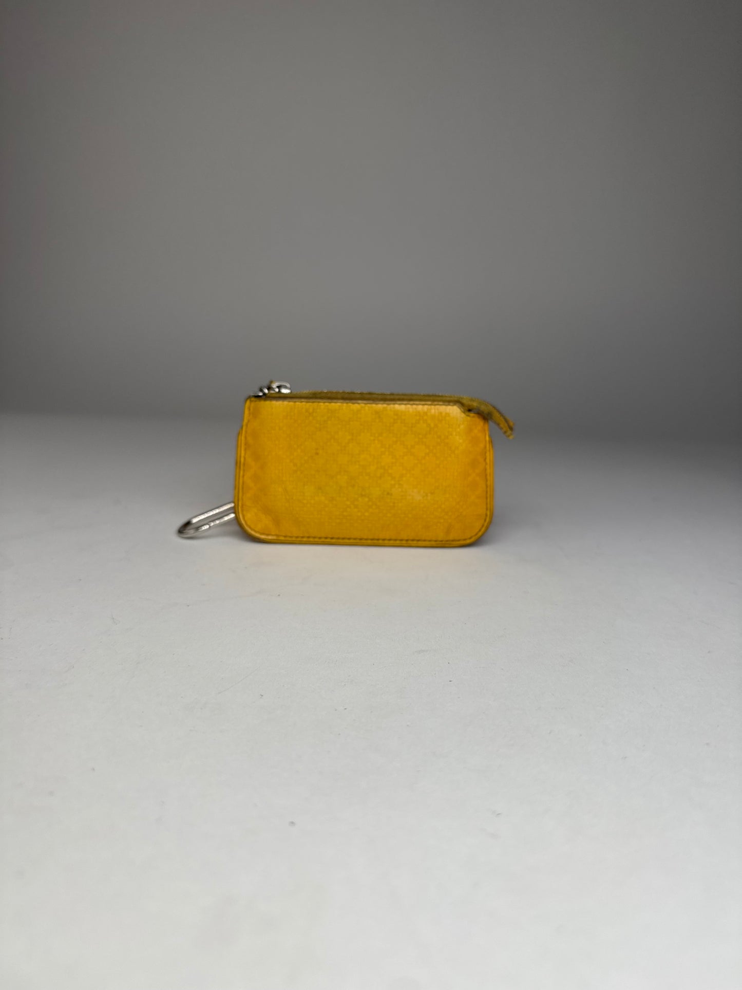 Vintage Gucci Leather Card Holder Yellow