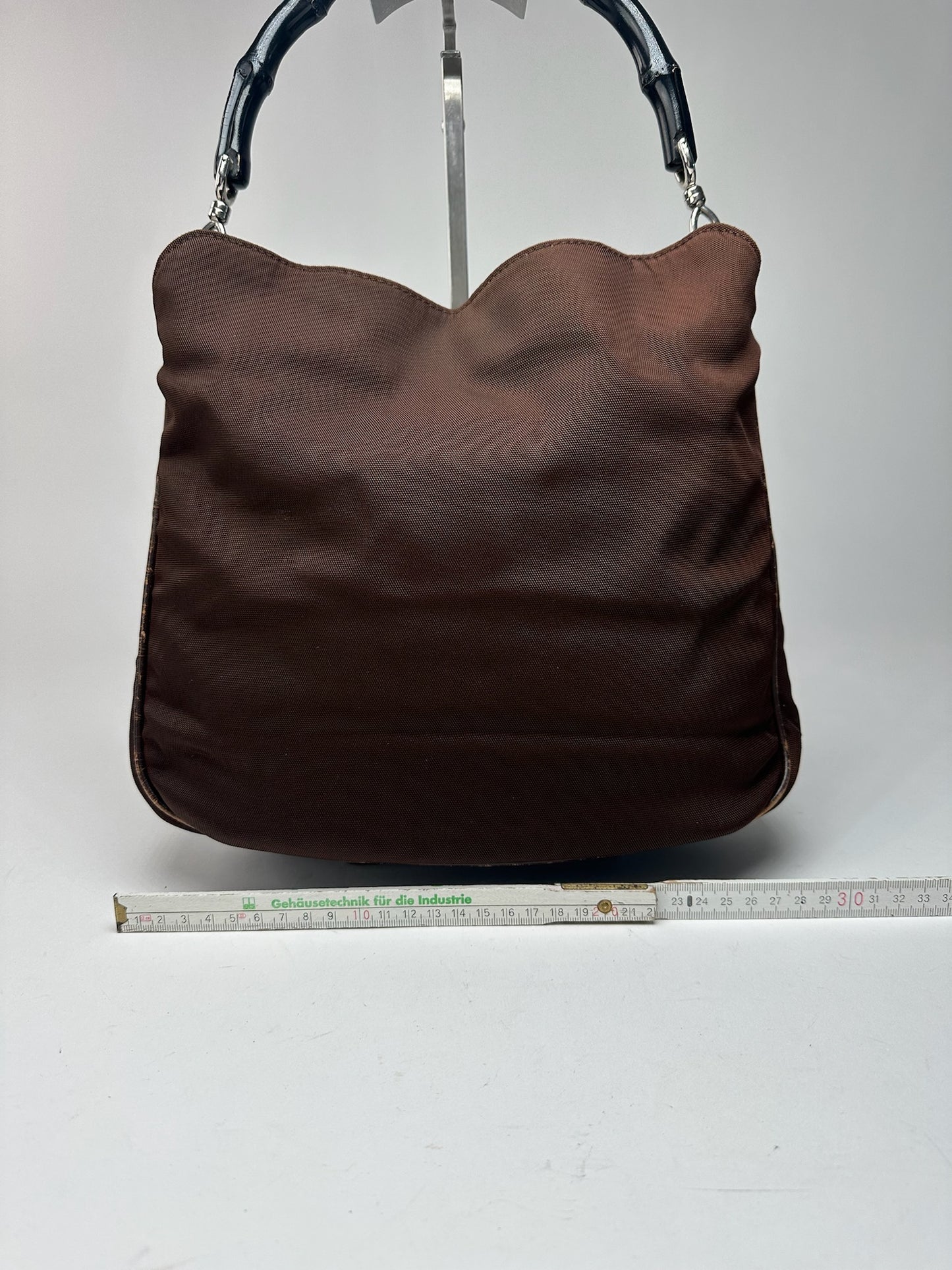 Sac Gucci vintage en polyester Bambo marron