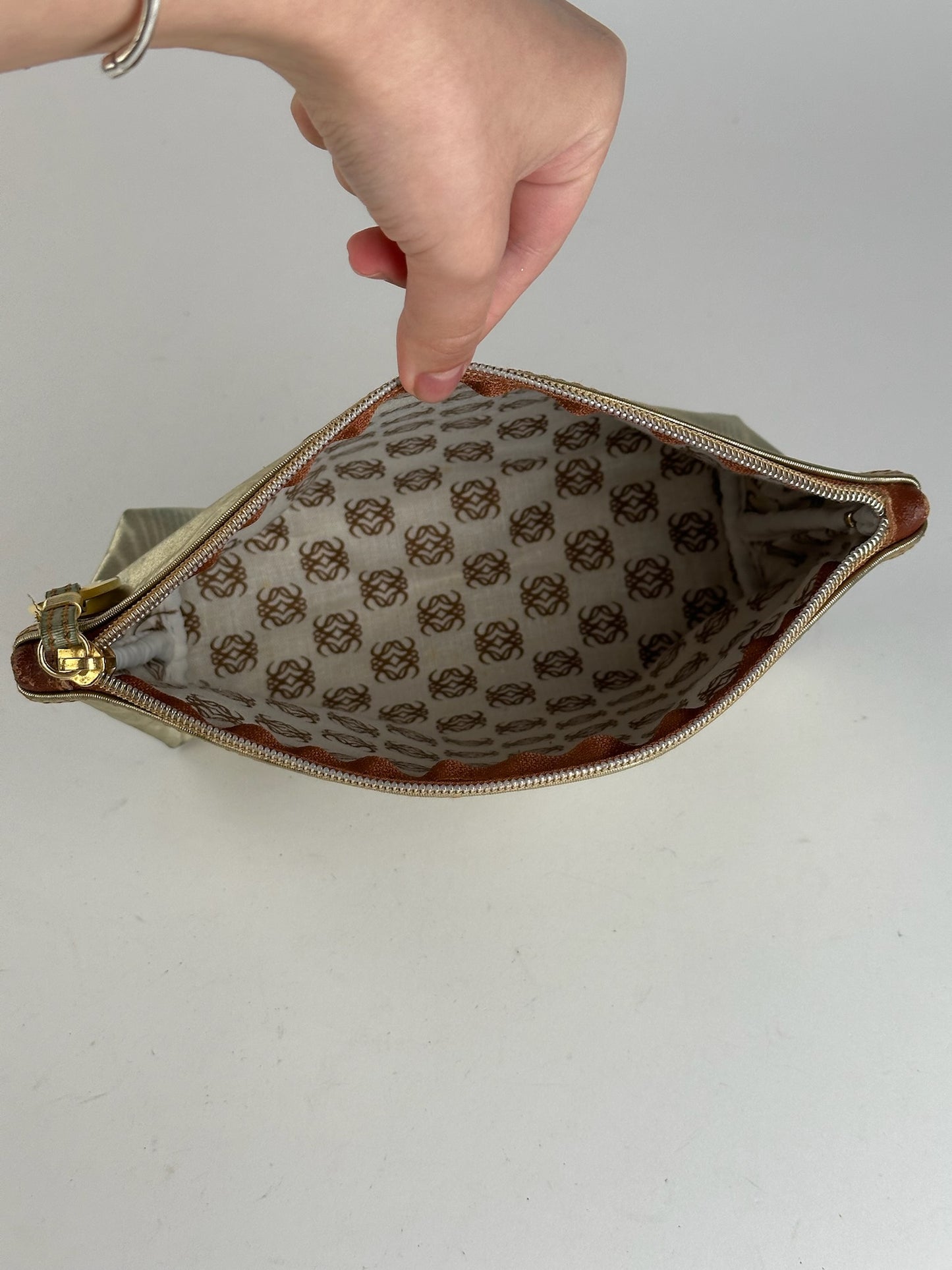 Pochette en cuir vintage Loewe Madrid