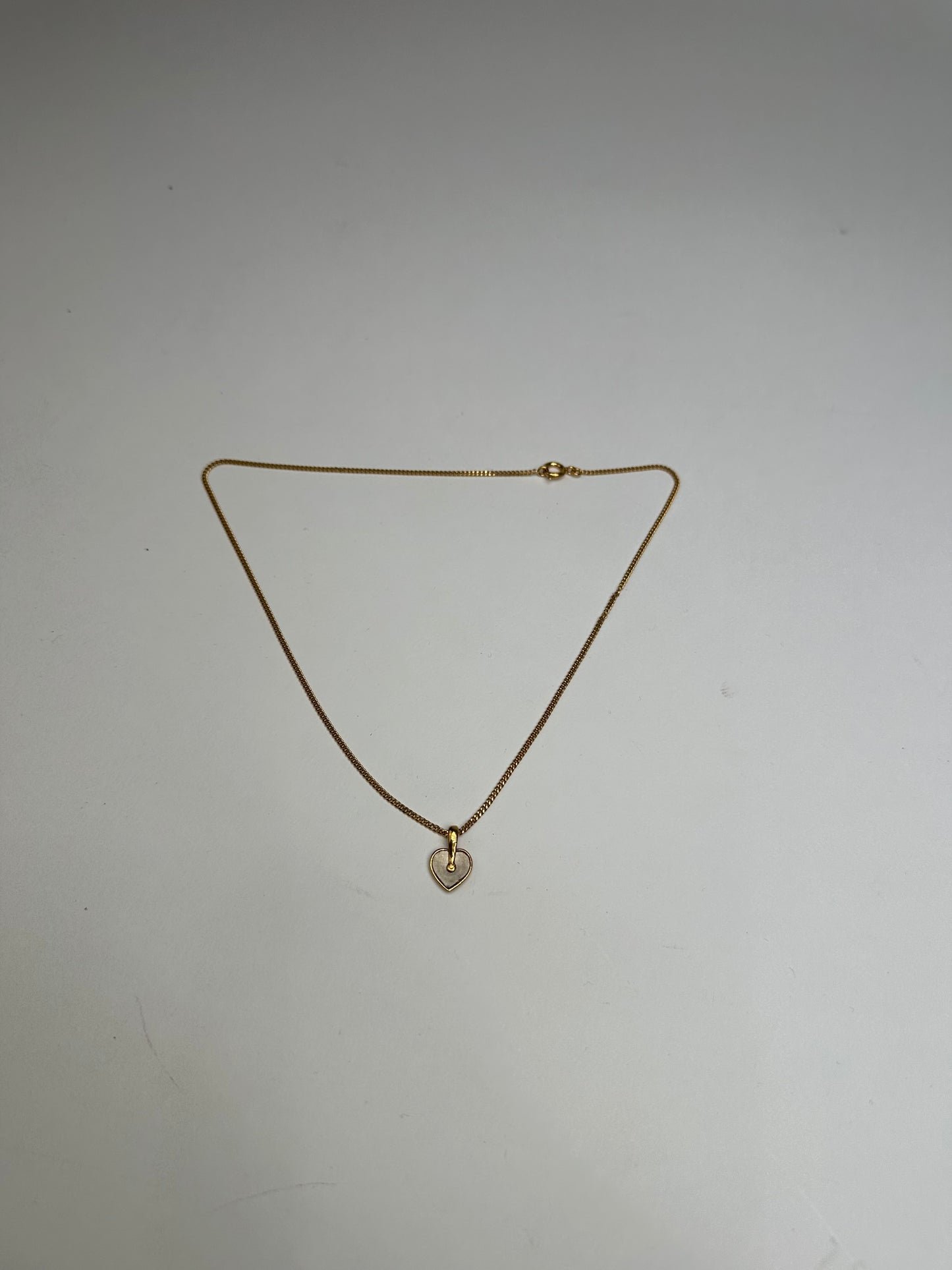 Vintage Courreges Gold Plated Collier Gold White