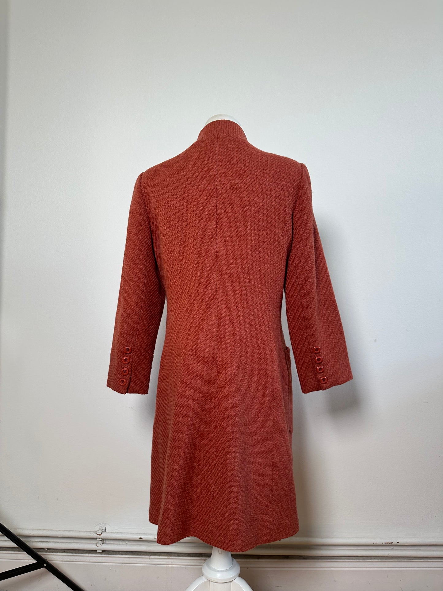 Vintage Chloe Wool Blend Coat Rust M
